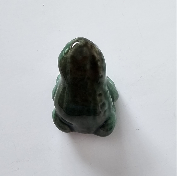 Glazed Ceramic mini frog - Picture 5 of 8